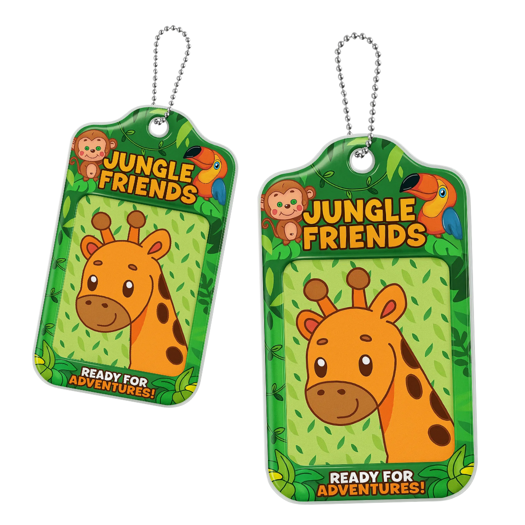 PORTAFOTO GOMMATO AMICI DELLA FORESTA 13X7CM