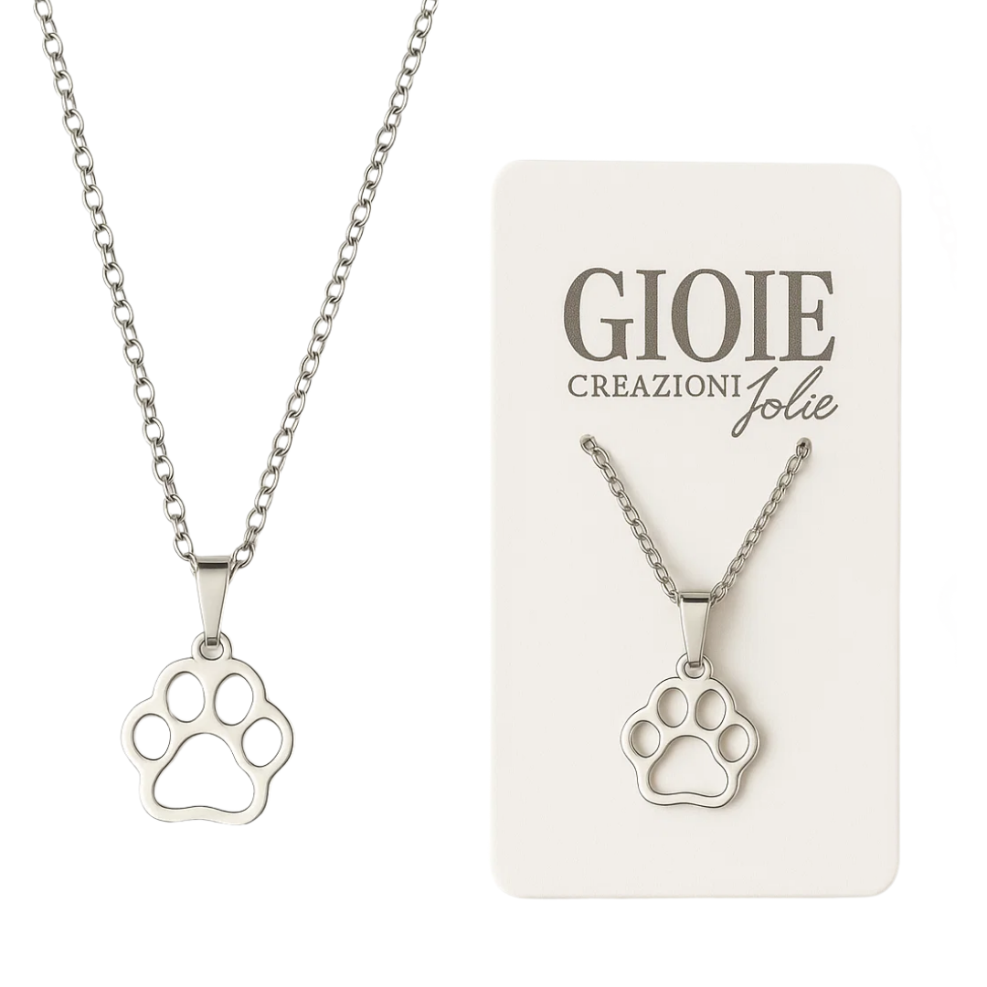 COLLANA ZAMPA CUCCIOLO 10CM