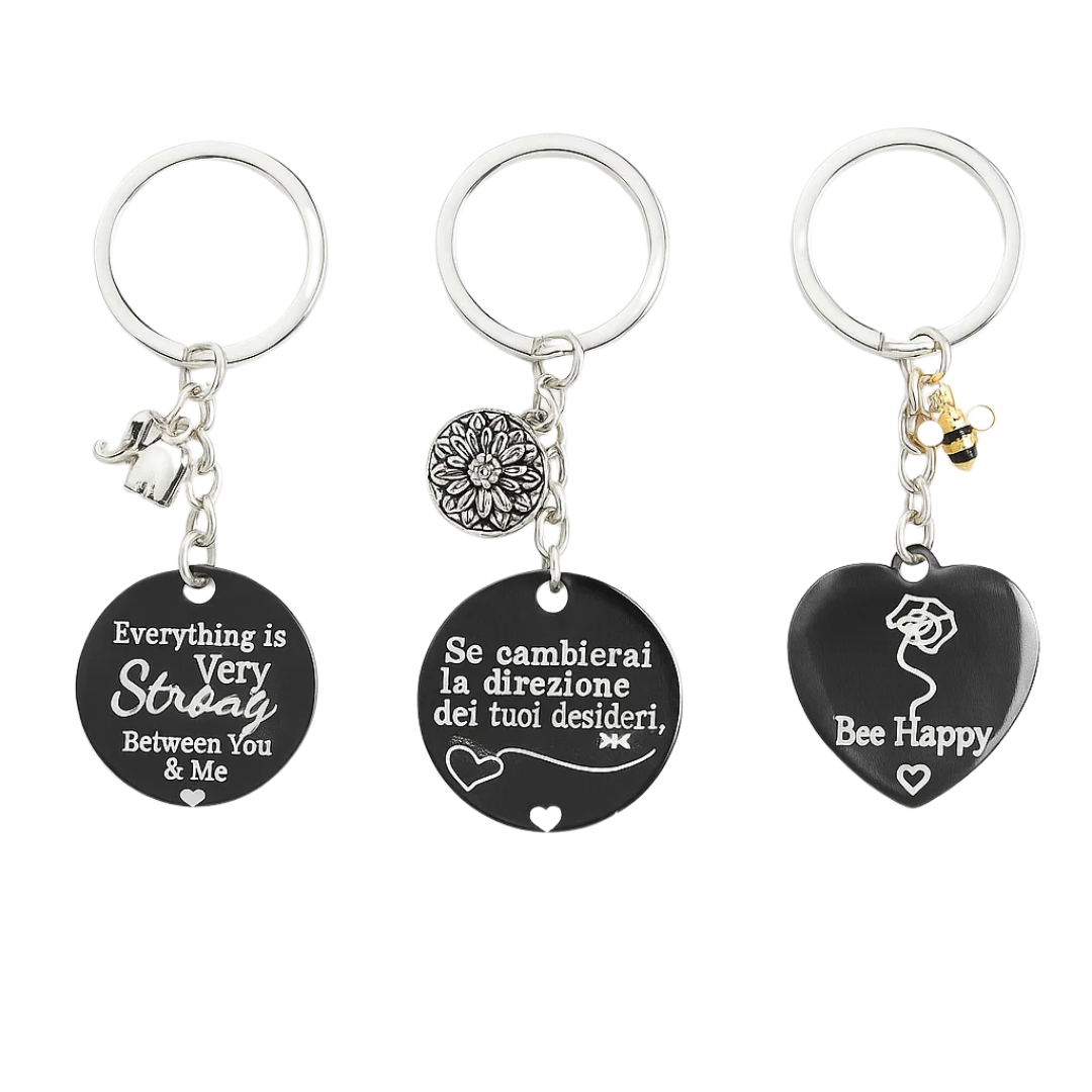 PORTACHIAVI IN METALLO MIX 10CM