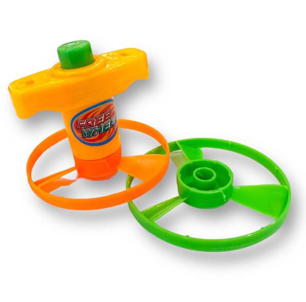 TROTTOLA CON 2 DISCHI 9X9 CM