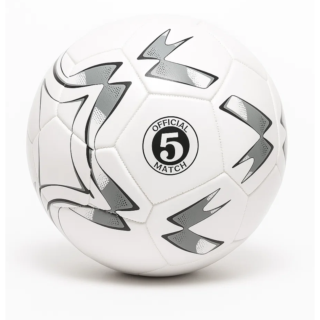PALLONE PVC BIANCO NERO SIZE 5
