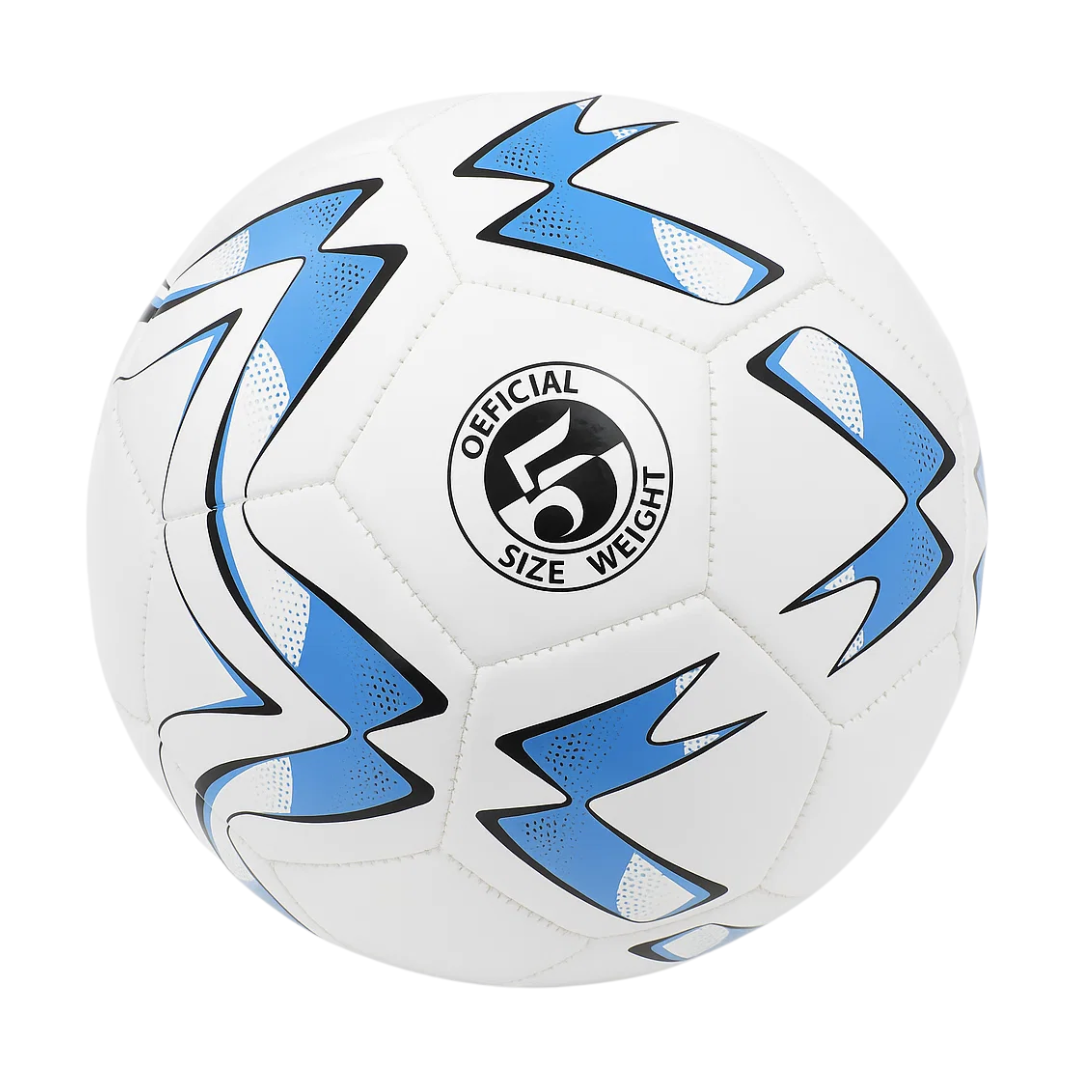 PALLONE PVC BIANCO AZZURRO SIZE 5