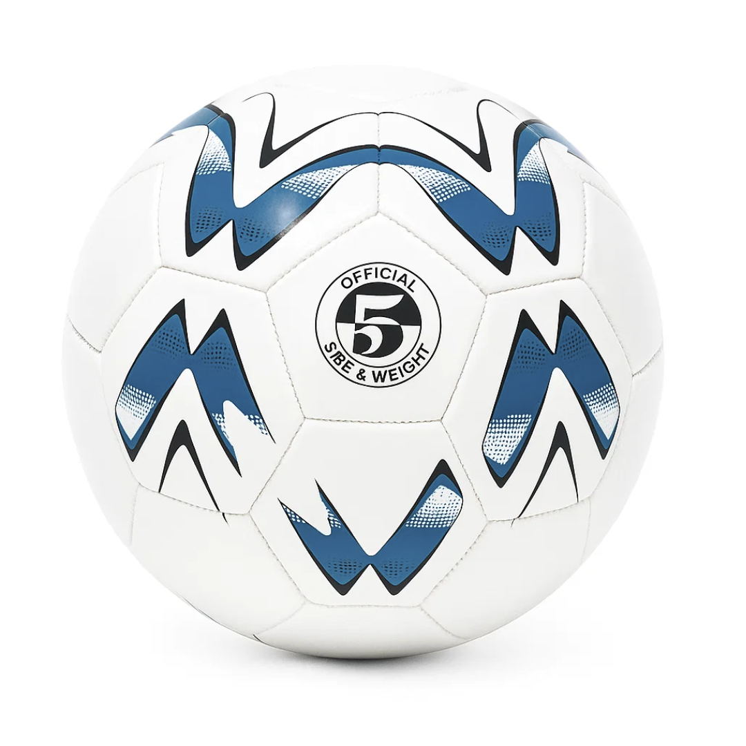 PALLONE PVC NERO BLU SIZE 5
