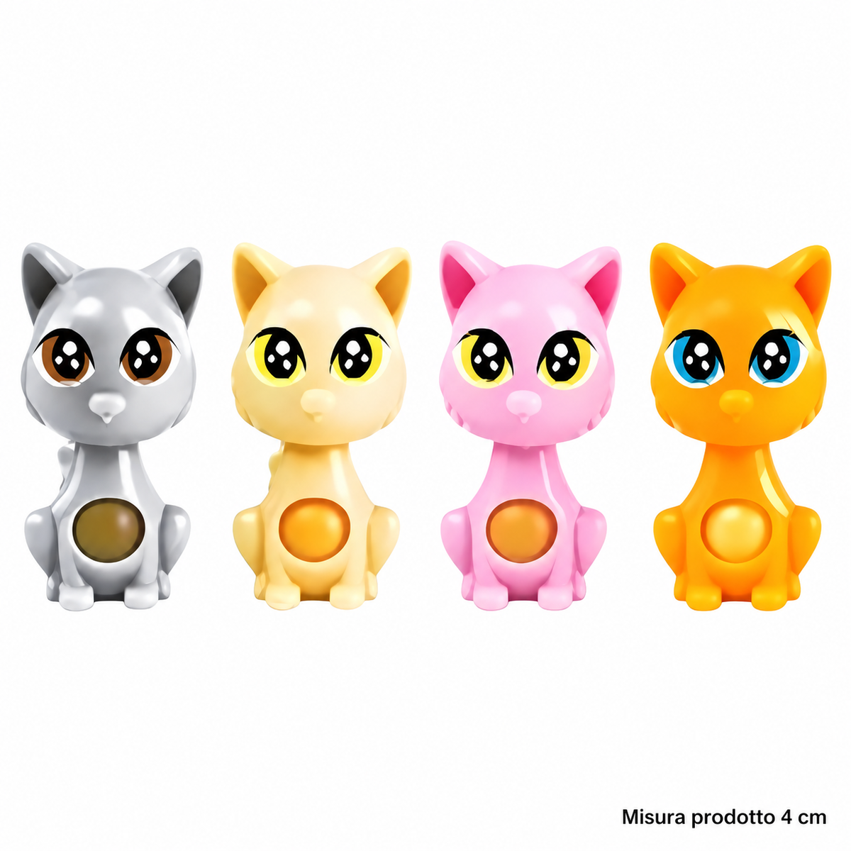 Bussolotto Cute Cats Assortiti – Sorprese per Uova di Pasqua – immagine principale su sfondo bianco