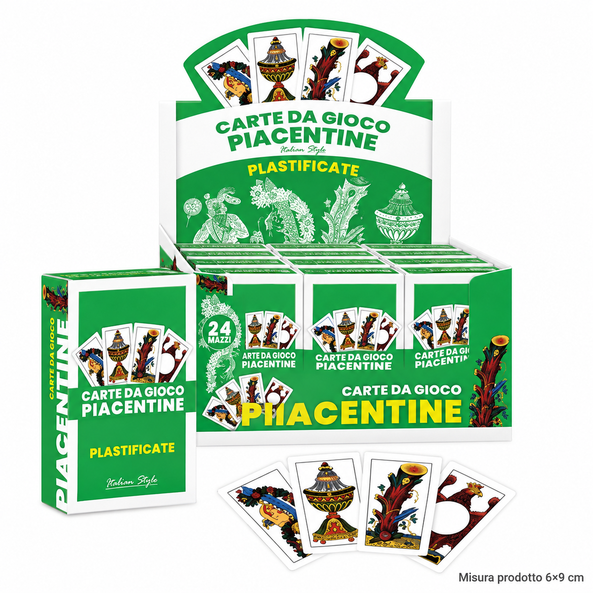 Carte Piacentine da Gioco - Sorprese per Uova di Pasqua – immagine principale su sfondo bianco