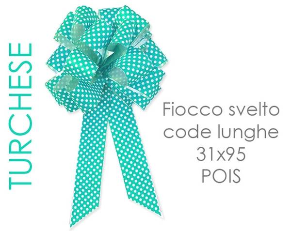 FIOCCO 31X95 POIS TURCHESE CODE LUNGHE