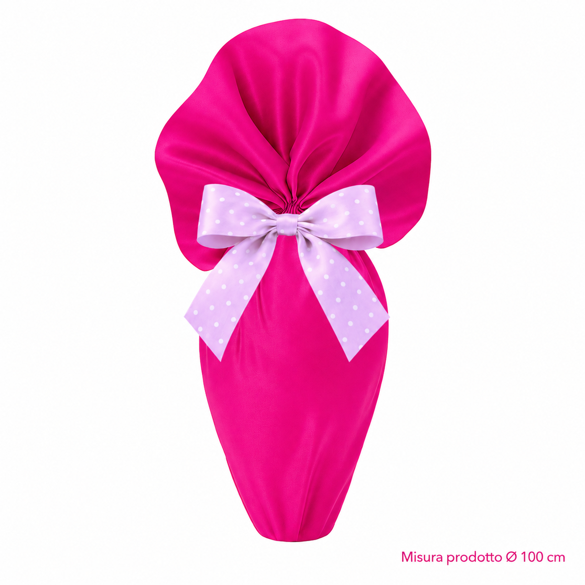TESSUTO SATINATO FUXIA D.100 – immagine principale su sfondo bianco