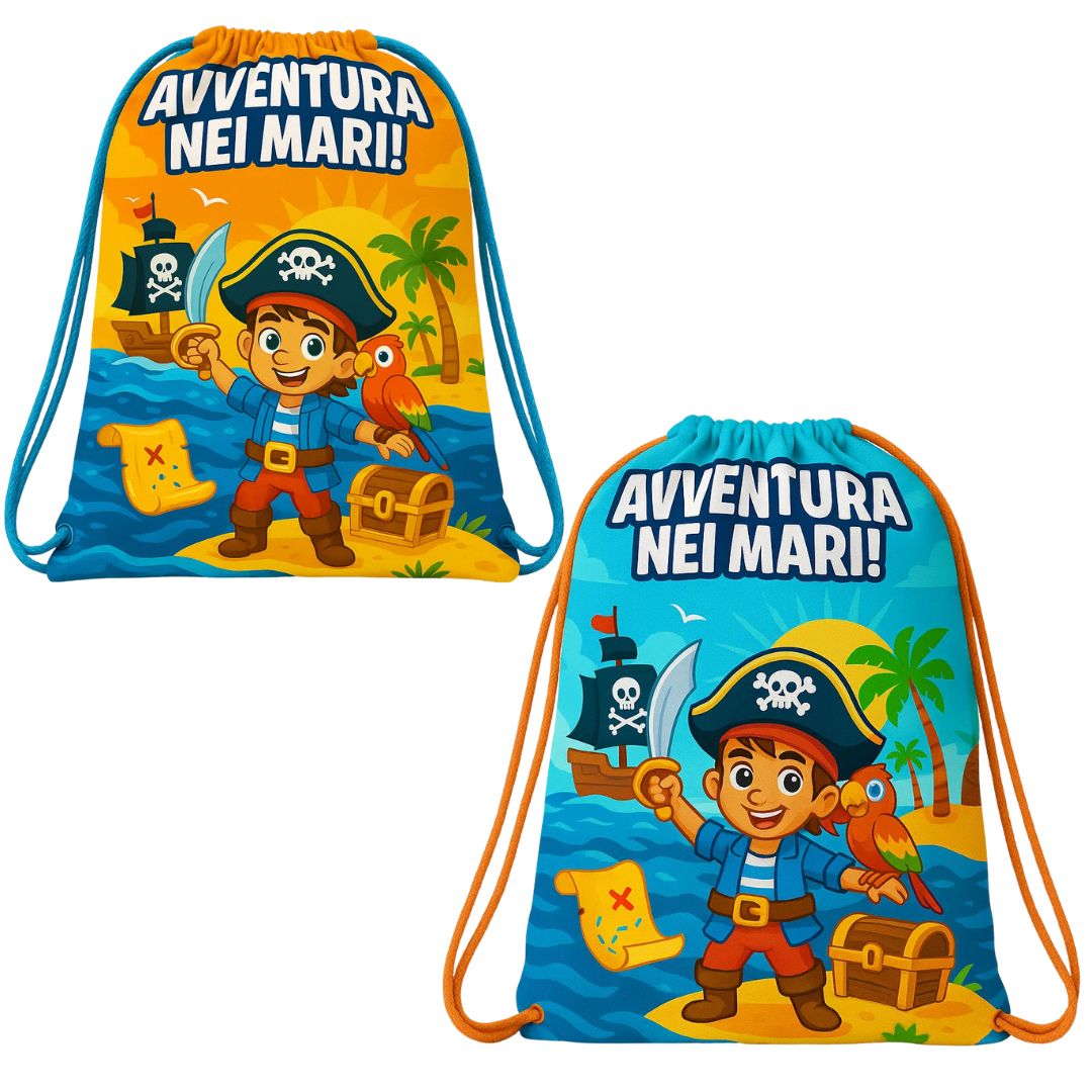 SACCA TEMPO LIBERO PIRATI 42X35