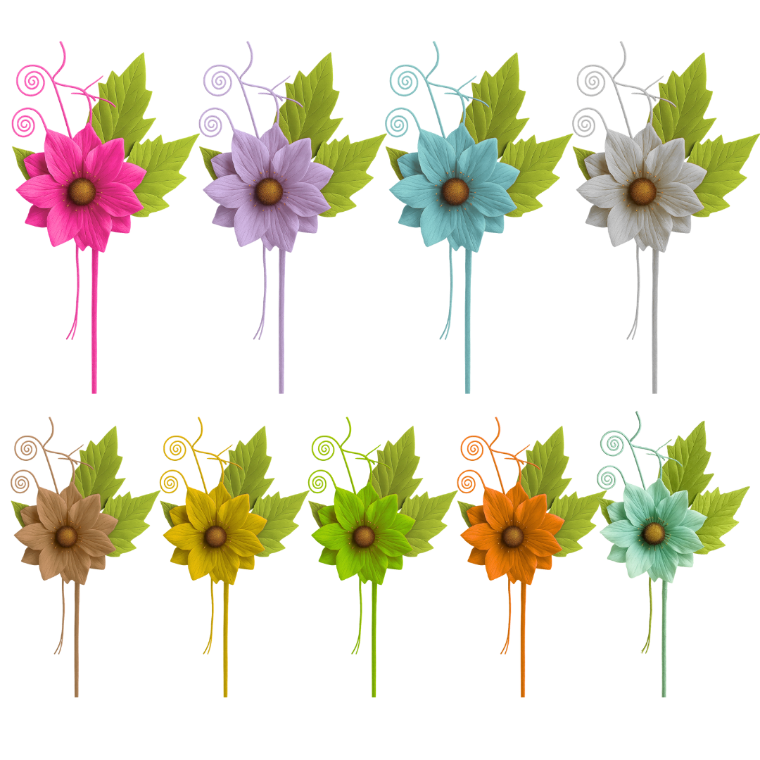 PICK MARGHERITA STYLE 9 COLORI CM 28