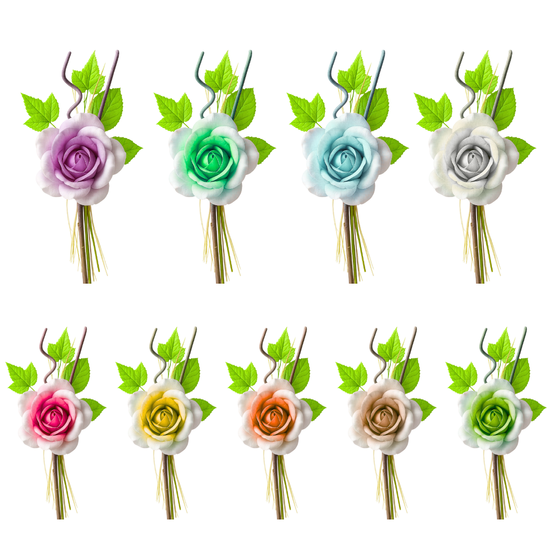 PICK ROSA DANSE DE FEU 9 COLORI CM 24