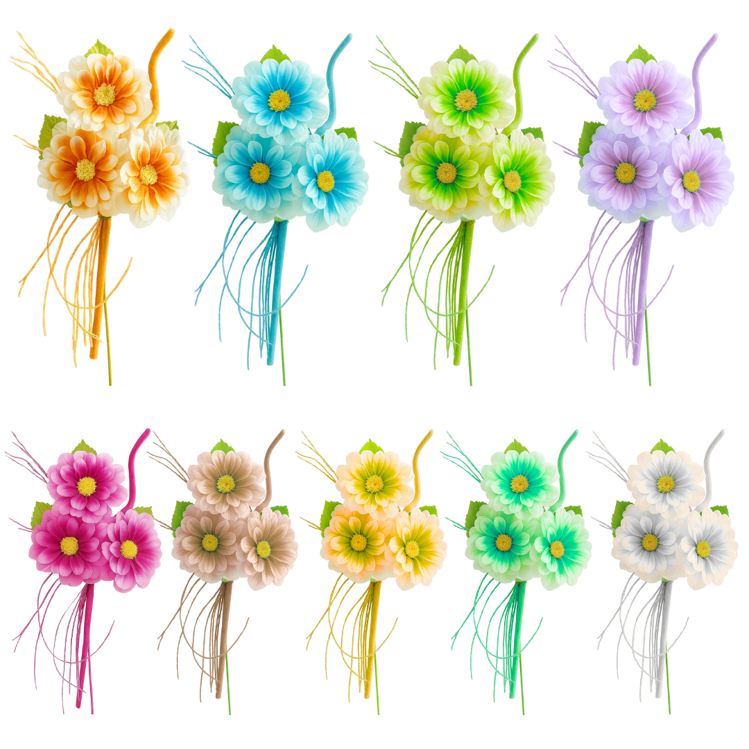 PICK 3 MARGHERITINE 9 COLORI CM 20