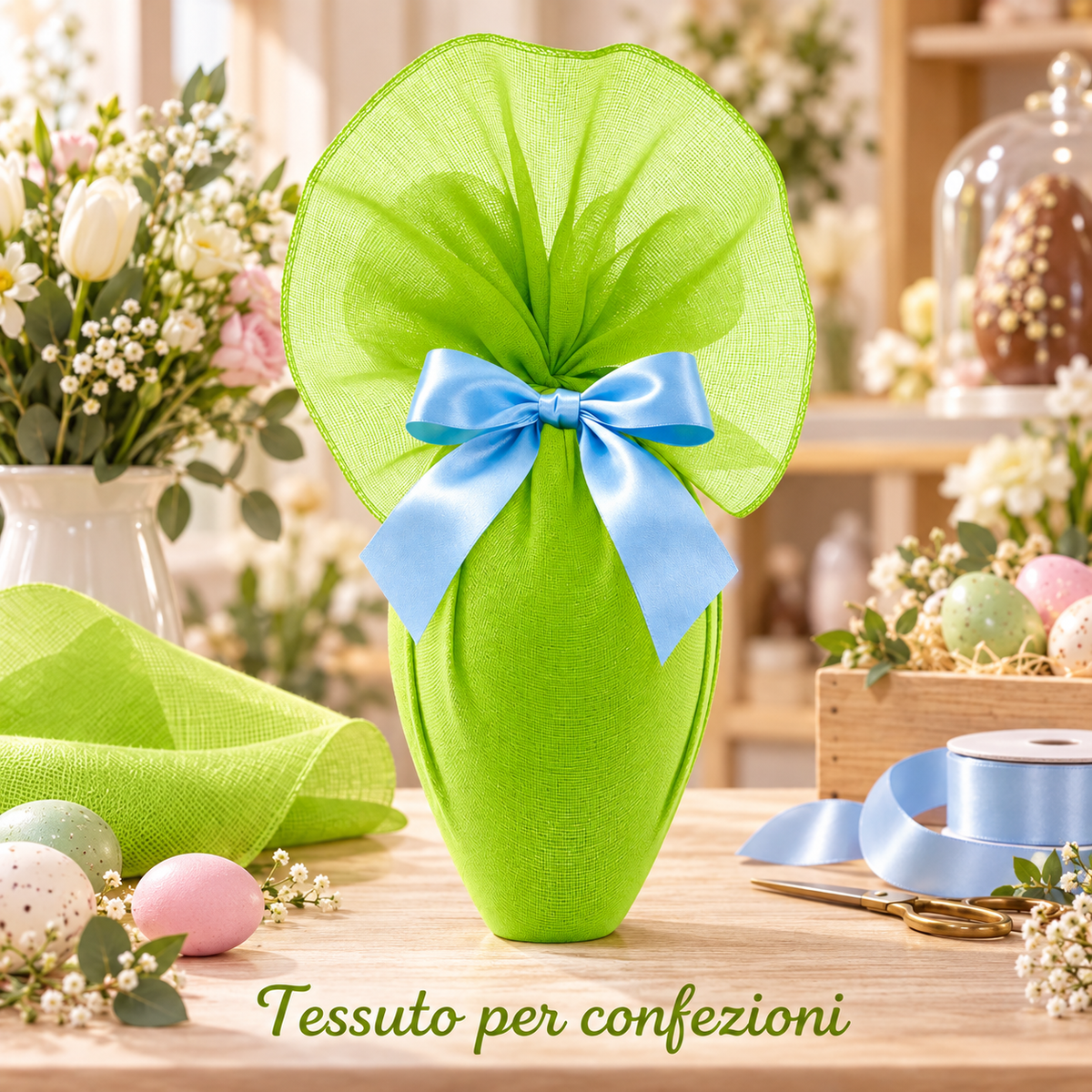 ELEGANCE JUTA D 100 VERDE โ immagine ambientata