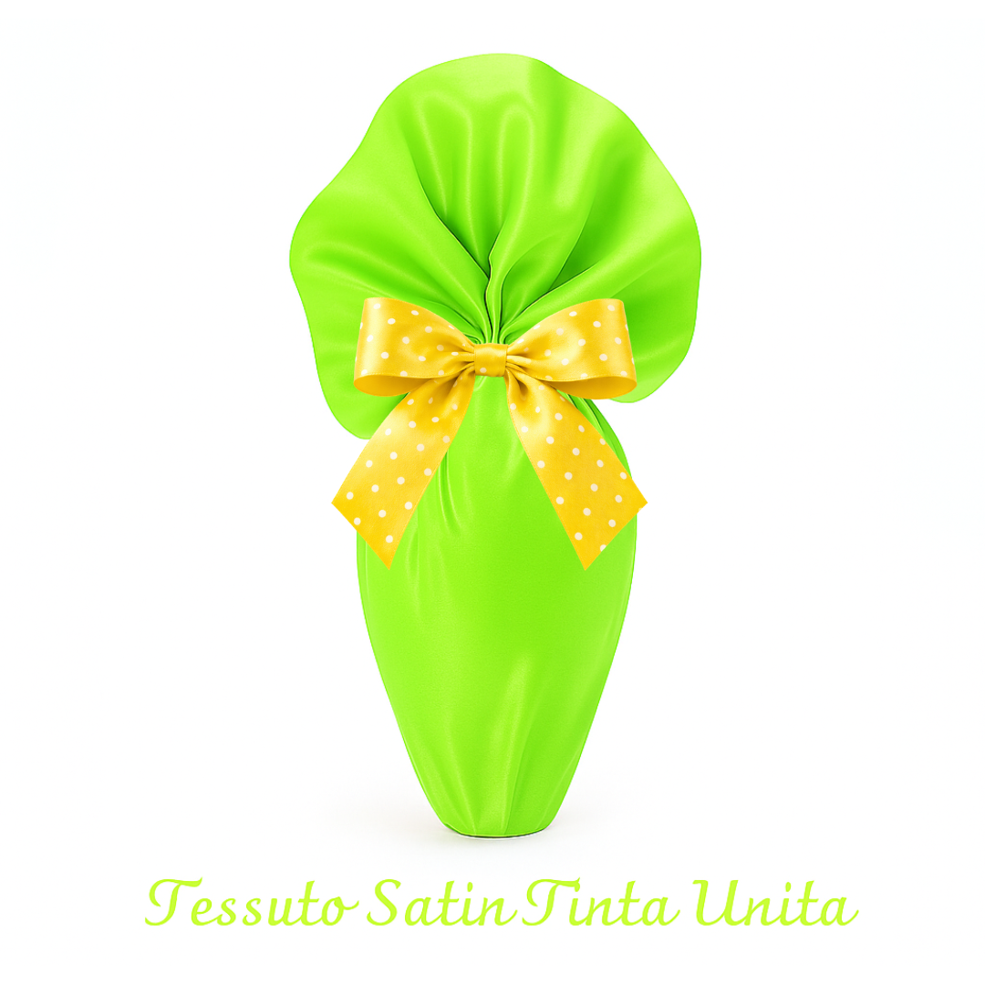 TESSUTO SATINATO VERDE D.100