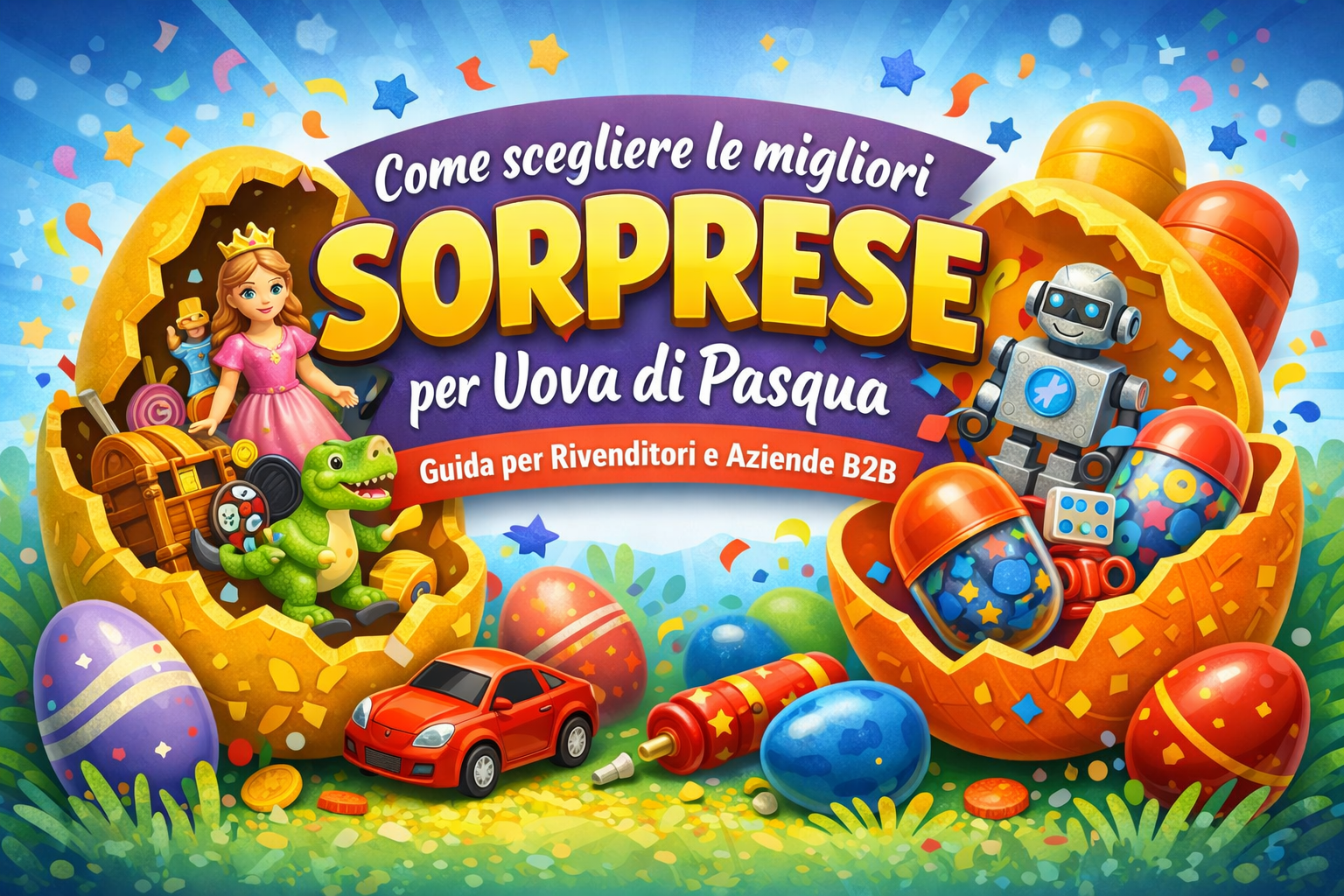 Come scegliere le migliori sorprese per uova di Pasqua | GESCO FunToys