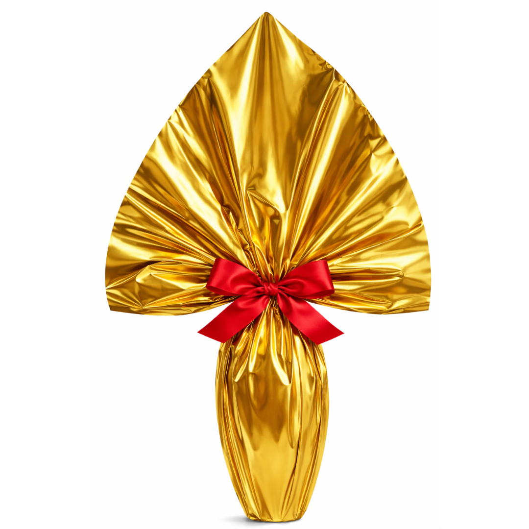 Incarto per uova di Pasqua PPL 90×90 T/Unità Oro Metal