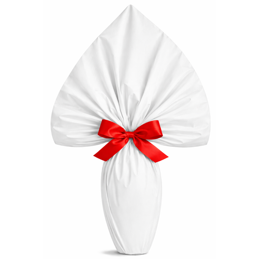 Incarto per uova di Pasqua PPL 100×100 Perlato T Unità Bianco