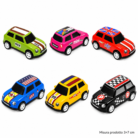 Gioco Minis Retrocarica 3X7 Cm 1/200/600 – immagine principale su sfondo bianco