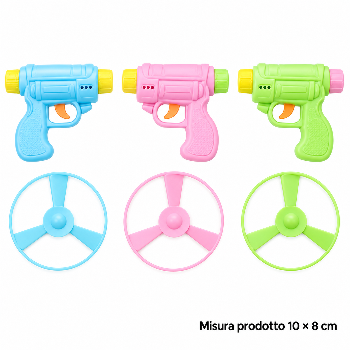 Pistola Lancia Disco 10X8 1/200/400 – immagine principale su sfondo bianco
