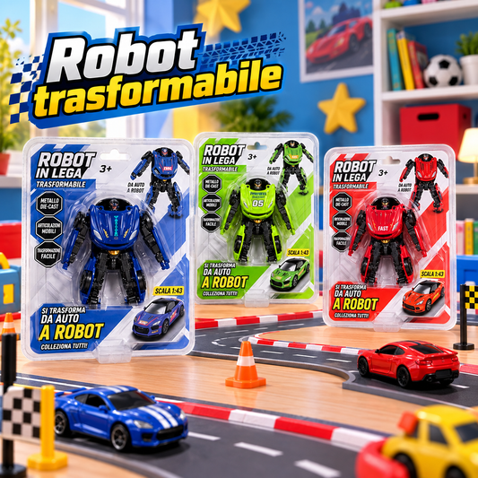 Blister Robot Transformer 1/96 – immagine ambientata