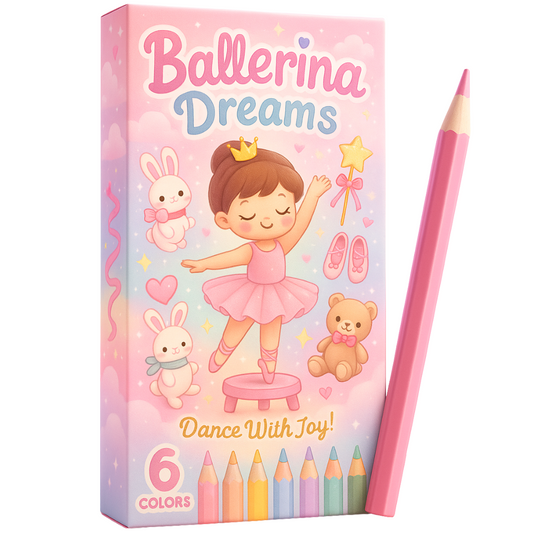 BOX 6 PASTELLI BALLERINA DREAM 5X10 CM