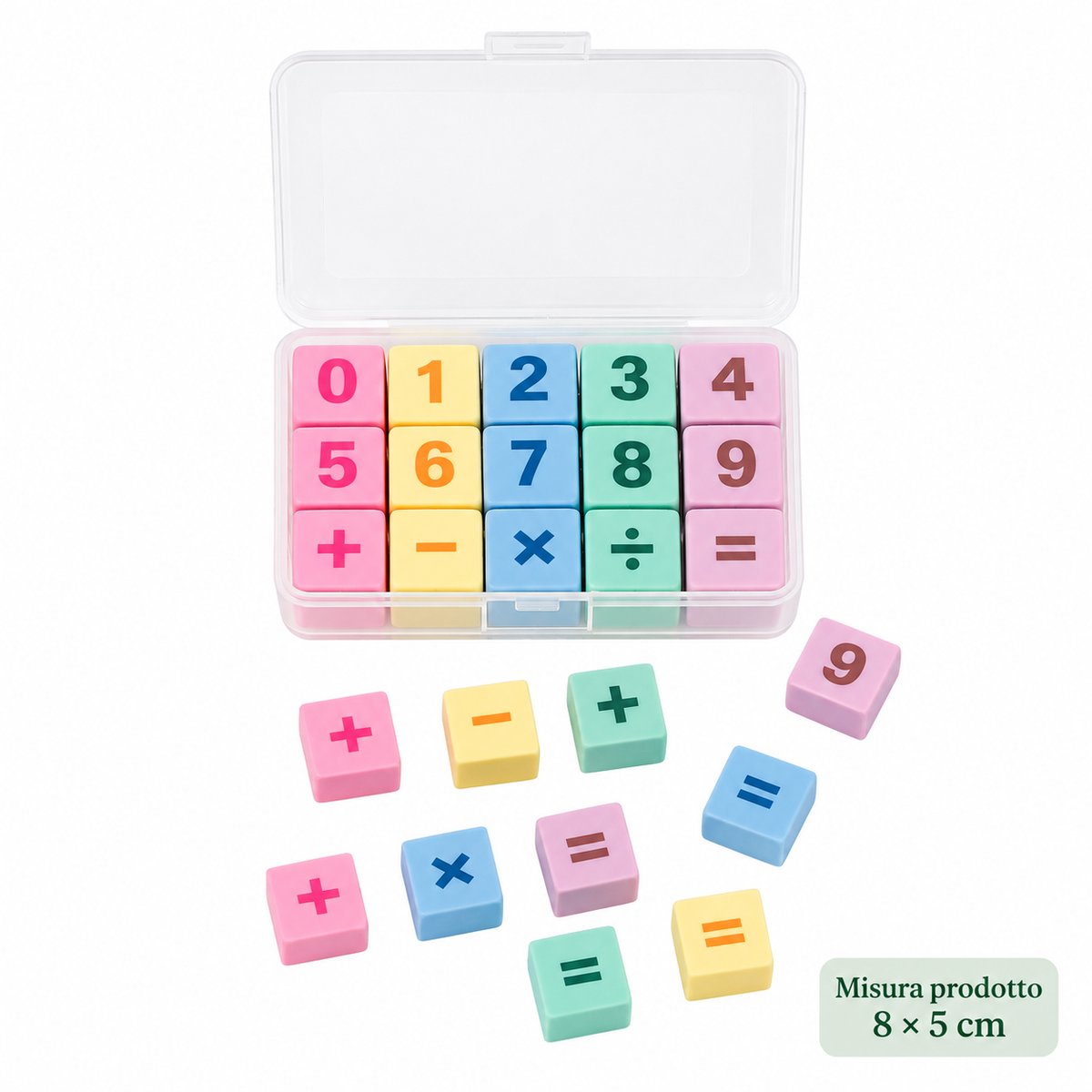 Gomma Calcolatrice 8×5 cm – Sorprese per Uova di Pasqua – immagine principale su sfondo bianco