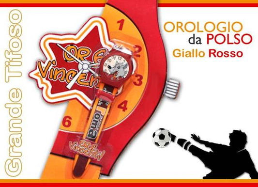 OROLOGIO DA POLSO GIALLO ROSSO