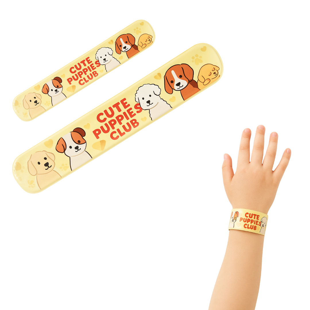BRACCIALETTO SLAP AMICI CUCCIOLI 22.5X3CM