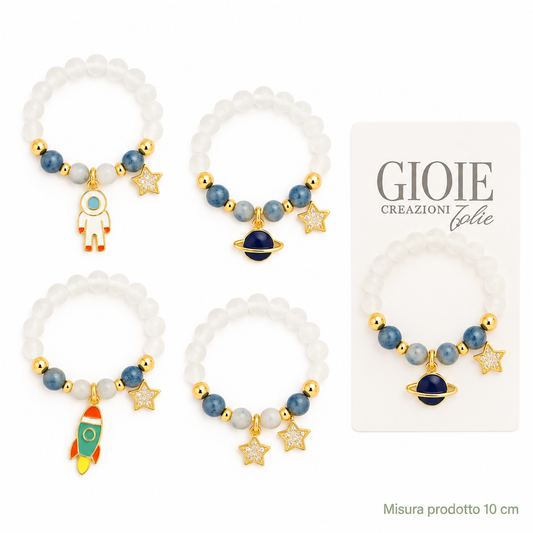 Bracciale White Space Elegance 10 cm – Sorprese per Uova di Pasqua – immagine principale su sfondo bianco