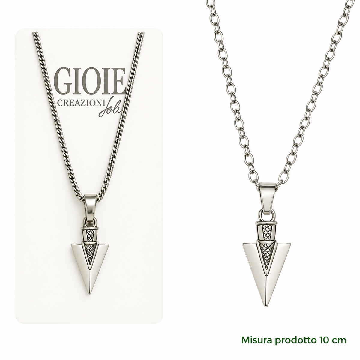 Collana Punta di Freccia 10 cm – Sorprese per Uova di Pasqua – immagine principale su sfondo bianco