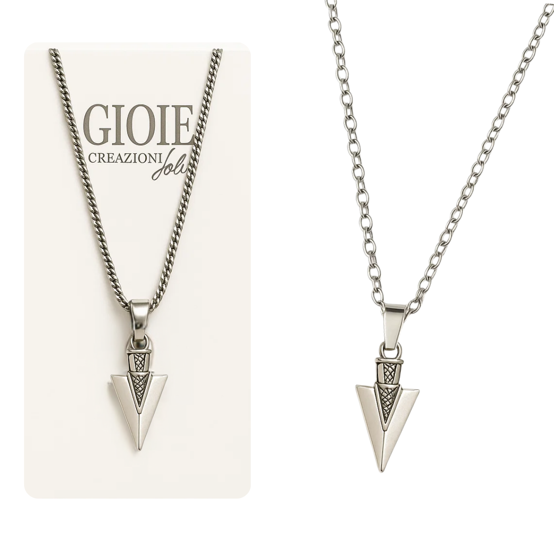 COLLANA PUNTA DI FRECCIA 10CM