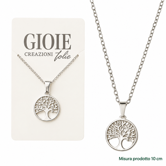 Collana Albero della Vita 10 cm – Sorprese Bijouteria Elegante – immagine principale su sfondo bianco