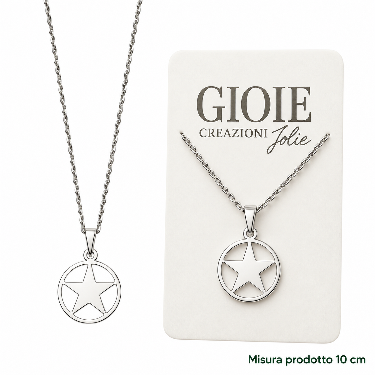 Collana Stella Mily 10 cm – Sorprese Bijouteria Elegante – immagine principale su sfondo bianco