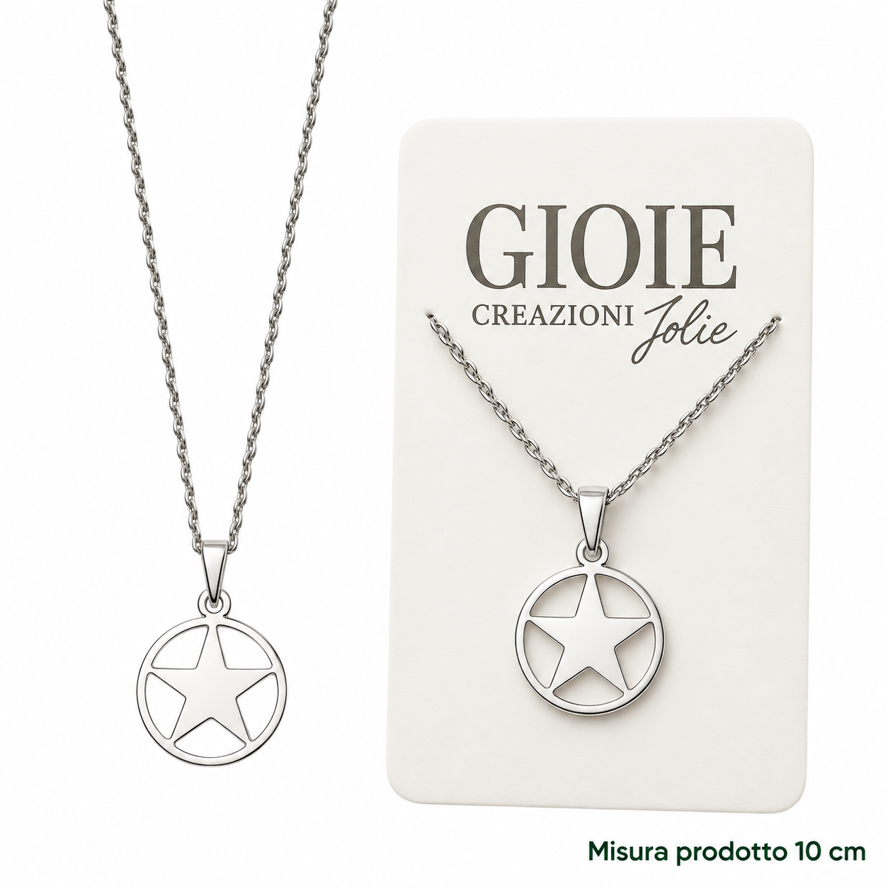 Collana Stella Mily 10 cm – Sorprese Bijouteria Elegante – immagine principale su sfondo bianco