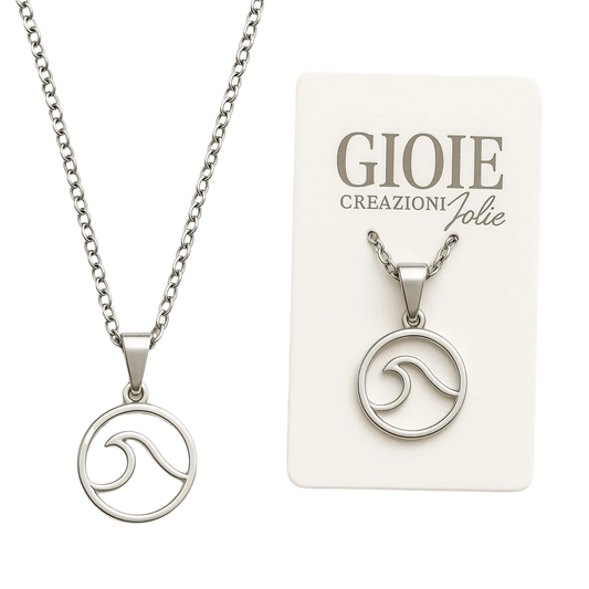 COLLANA ONDA MARINA 10CM