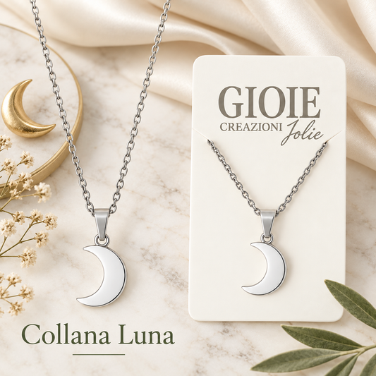 Collana Luna 10 cm – Sorprese Bijouteria Elegante – immagine ambientata