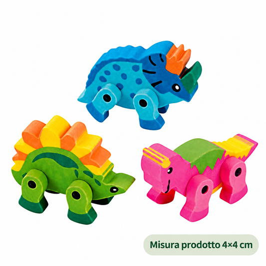 Gomma Dinosauri Snodati – immagine principale su sfondo bianco