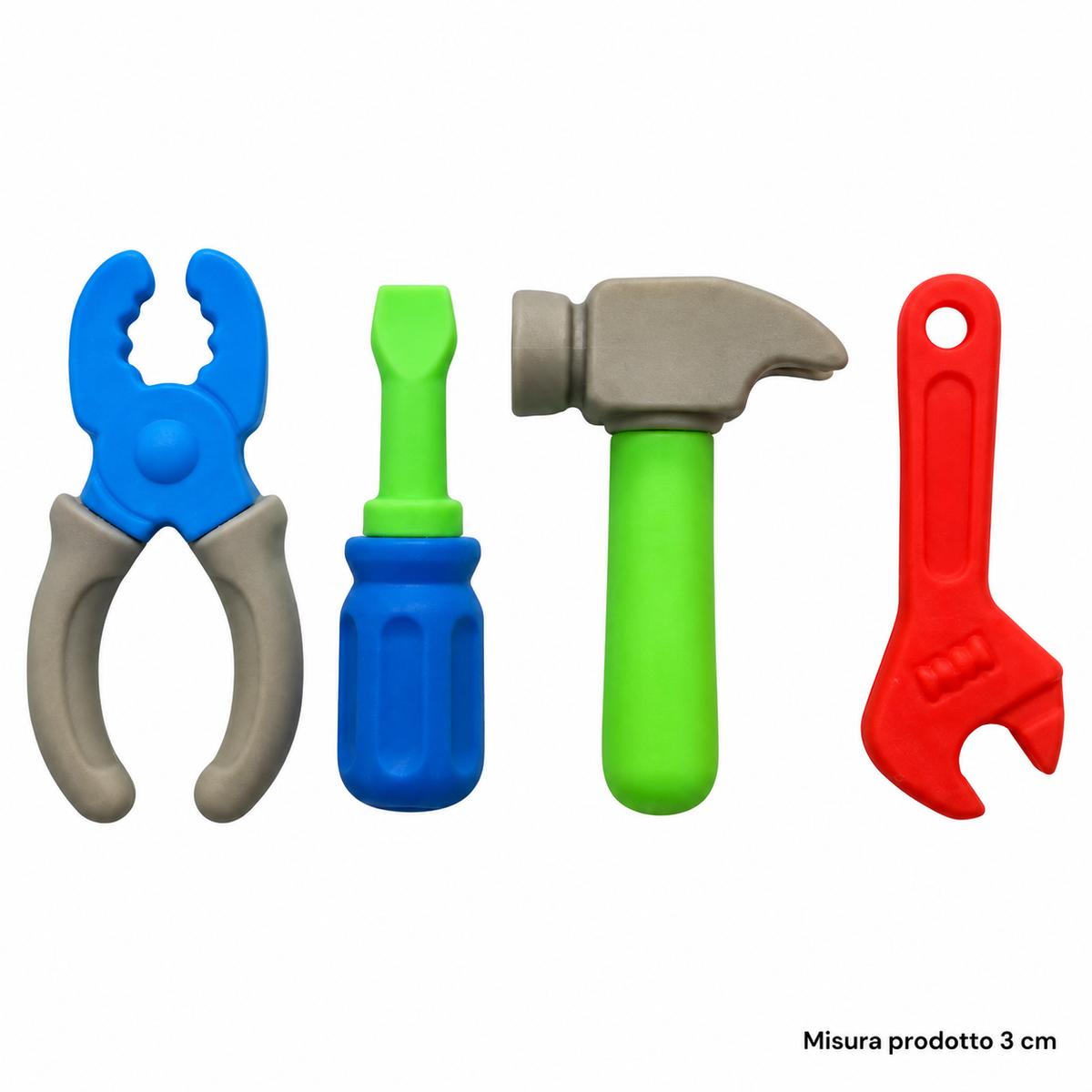 Gomma Attrezzi Da Lavoro In Mix 3Cm – immagine principale su sfondo bianco