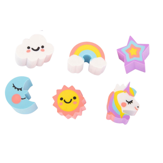 GOMMA TOPPER MONDO UNICORNO 2X2CM