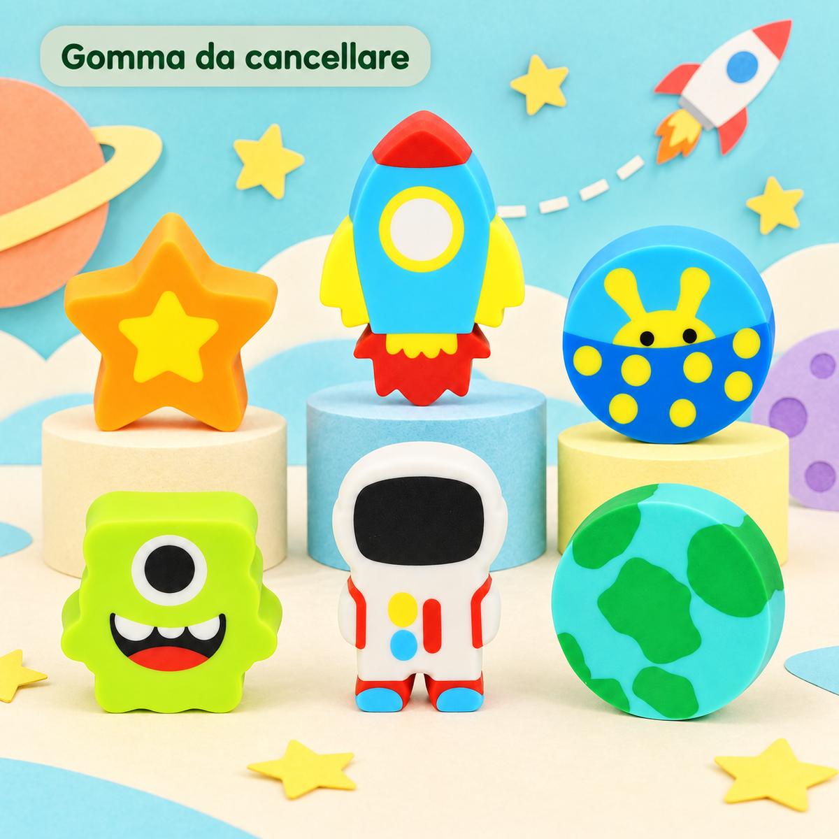 Gomma Topper Spaziali – immagine ambientata
