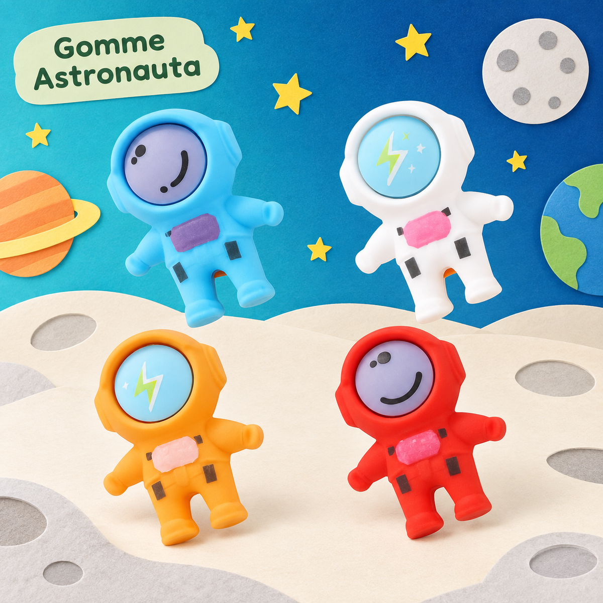 Gomma Astronauta dello Spazio – immagine ambientata