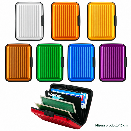 Porta Carte di Credito Rigido 10 cm – Sorprese Bijouteria Pratico – immagine principale su sfondo bianco