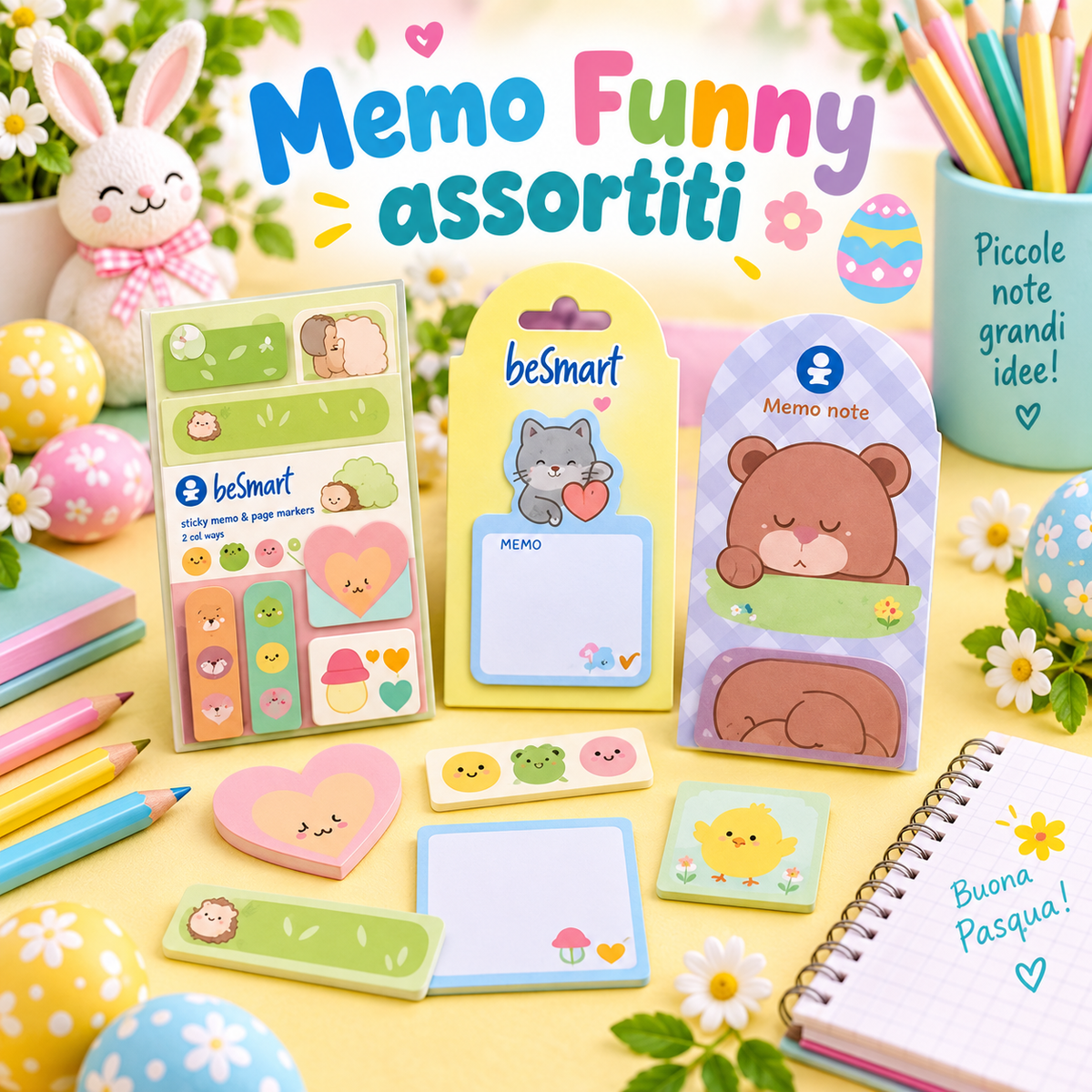 Memo Funny Assortiti 1/384 34.3 – immagine ambientata