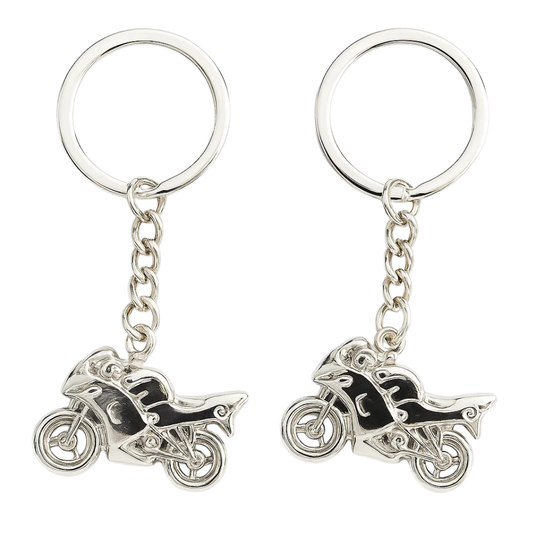 PORTACHIAVI IN METALLO MOTO SPORTIVA 10CM