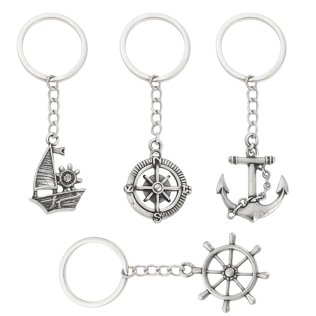 PORTACHIAVI IN METALLO NAVIGATOR 10CM