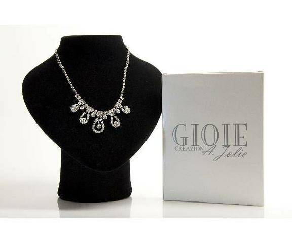 COLLANA GOCCIA STRASS