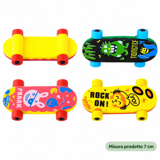 Gomma Skateboard – immagine principale su sfondo bianco