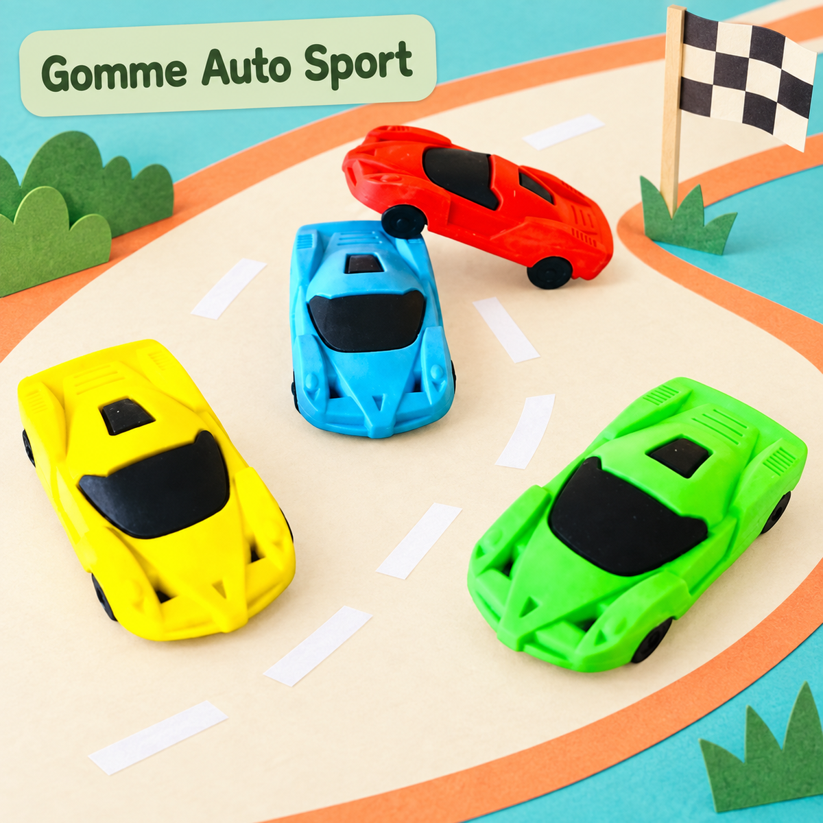 Gomma Auto Sport Assortite – immagine ambientata