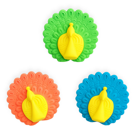 GOMMA PAVONE COLORI ASS.  5CM