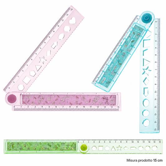Righello Doppio C Giochi 15 cm – Sorprese per Uova di Pasqua – immagine principale su sfondo bianco