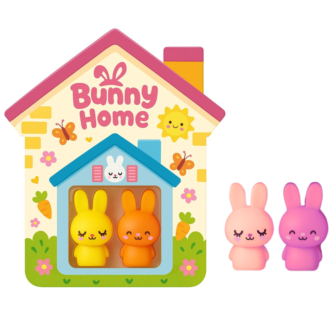 CASA GOMMINE CONIGLIO 2 PZ IN BLISTER